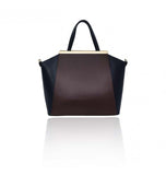 Bordeaux & Navy Sharon Tote